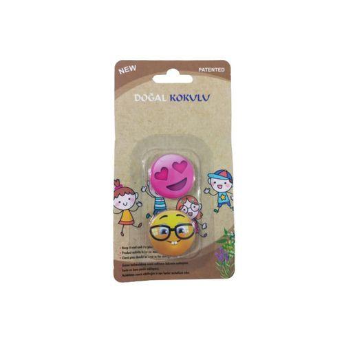 Headlice Stopper Doğal Kokulu Bit Rozeti 2 li Pembe ve Gözlük