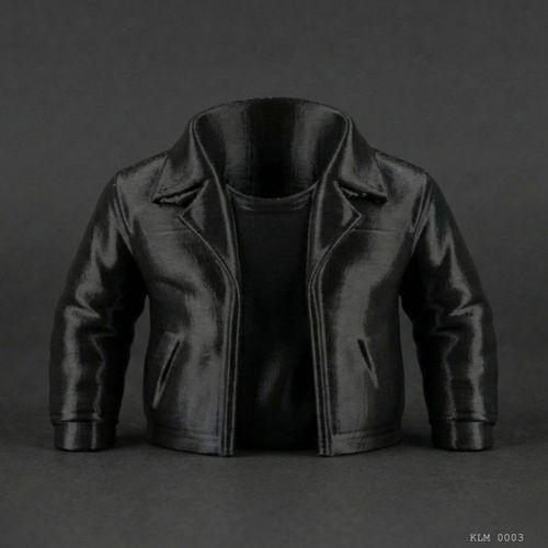 Siyah Ceket Tasarımlı Makyaj Fırçalığı Masaüstü Kozmetik Düzenleyici