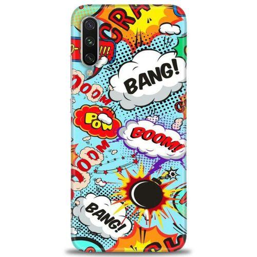 Xiaomi Mi A3 Kılıf HD Baskılı Kılıf - Bang Boom + Tam Ekran Koruyucu