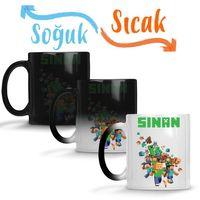 Kişiye Özel Minecraft Sihirli Kupa Bardak Porselen