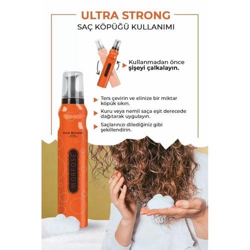 Ultra Strong Saç Köpük 200 ML - Ultra Güçlü Tutuş - mrfs