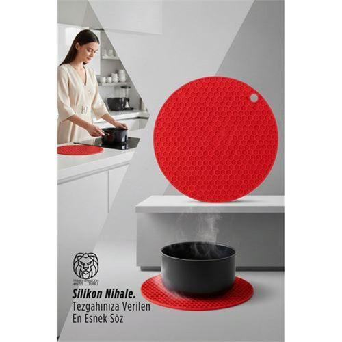 Juliette Serisi - Isıya Dayanıklı Bal Peteği Kaymaz Silikon Yuvarlak Nihale