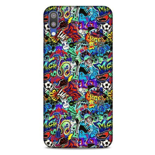 Graffitix (24) Desenli Silikon Kapak Samsung Galaxy M10 Kılıf