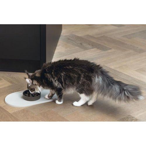 Beeztees DBL Mama Su Kabı Servisi, Silikon, Kaymaz, Bej, 45x25x1,5cm