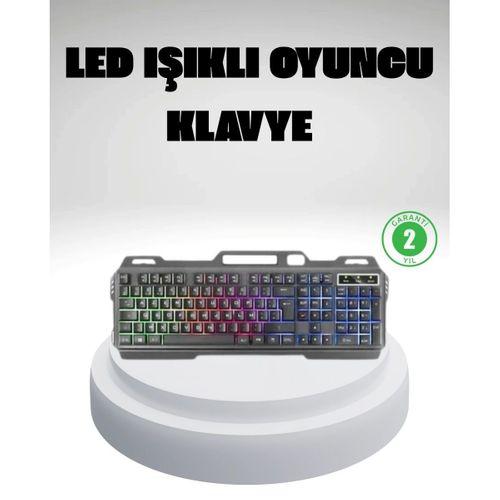 Rgb Işıklı Klavye Mouse Seti – Türkçe Q, Ayarlanabilir Dpı, Ergonomik Ve Dayanıklı Tasarım