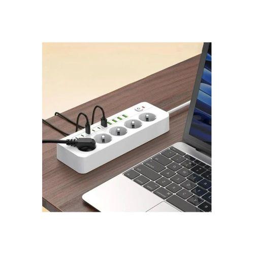 3500w Akım Korumalı 5’li Grup Priz: 5x Usb + 5x Type-c Çıkışlı (2 Metre)