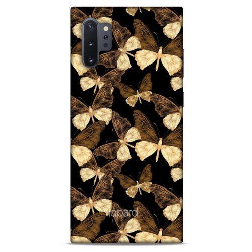Samsung Galaxy Note 10 Plus Kılıf Kelebek Etkisi (41) Tank Kılıf Bej Yeşil