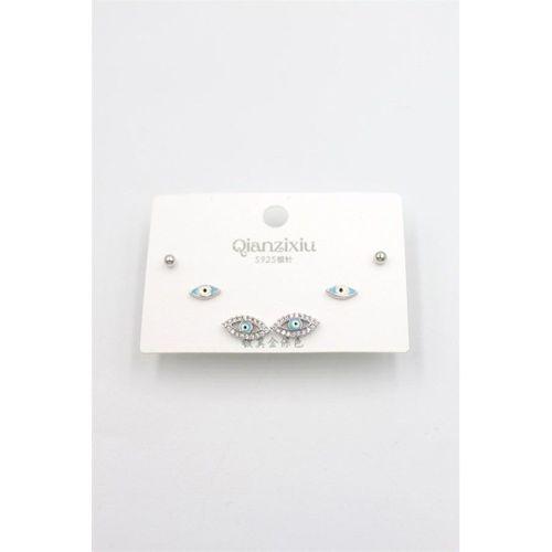 Çoklu Set Küpe - Gümüş