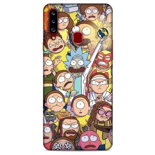 Samsung Galaxy A20s Uyumlu Kılıf Rick And Morty (34) Slim Armor Kılıf Manager Morty