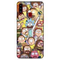 Samsung Galaxy A20s Uyumlu Kılıf Rick And Morty (34) Slim Armor Kılıf Manager Morty