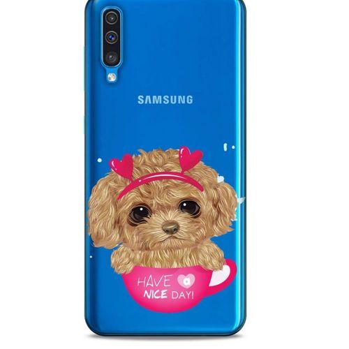 Zoologix (79) Samsung Galaxy A21s Şeffaf Kılıf Silikon Desenli