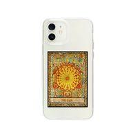 iPhone 12 Mini The Sun Desenli Premium Şeffaf Silikon Kılıf