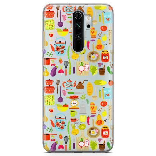 Xiaomi Redmi Note 8 Pro Kılıf Pratik Mutfak Gereçleri Arka Kapak Koruma Desenli Full Koruyucu
