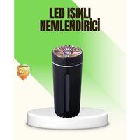 Led Işıklı Aromaterapi Hava Nemlendirici Ultrasonik Sessiz Nem Ayarı