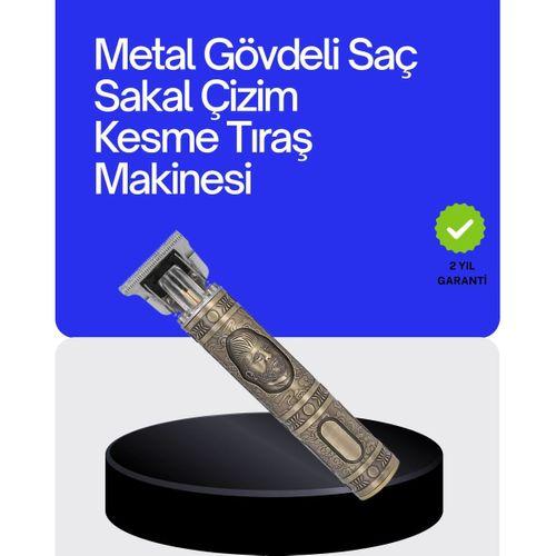 Kompakt Tasarımlı, Güçlü Motorlu Saç Sakal Kesme Makinesi Ve 4 Kılavuz Tarak