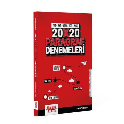 TYT AYT KPSS DGS ALES Paragraf 20 x 20 Deneme Ankara Kitap Merkezi
