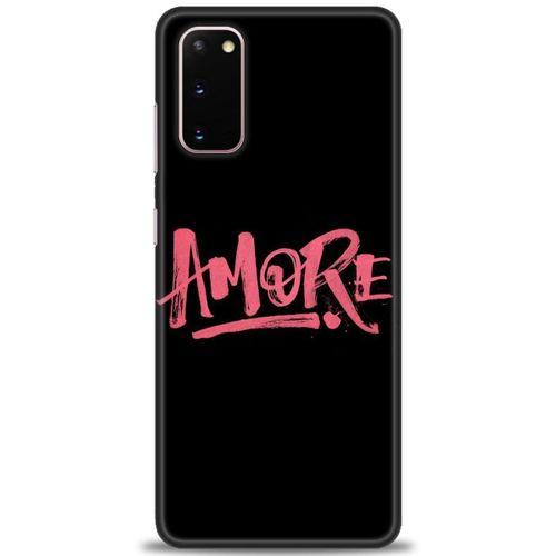 Samsung Galaxy S20 Kılıf HD Baskılı Kılıf - Amore + Tam Ekran Koruyucu