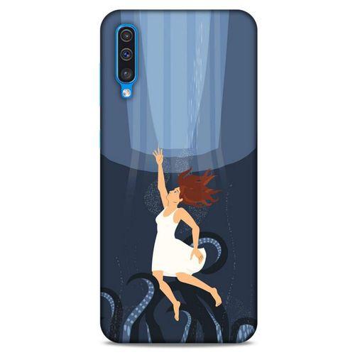 Samsung Galaxy A30s Kılıf Depresyon (43) Thin Fit Kılıf Mavi Tonları