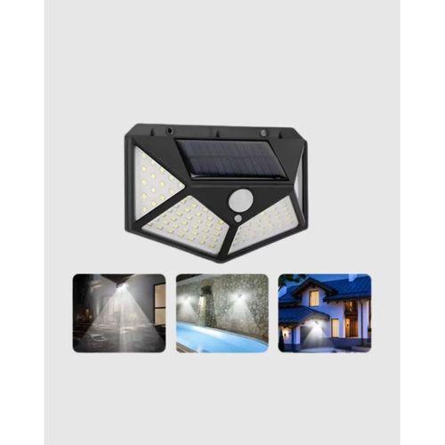 Güneş Enerjili 100 Led Dış Mekan Lamba – Hareket Sensörlü, 2200mah Bataryalı Solar Aydınlatma