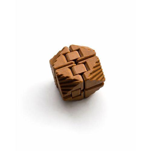 Sonsuzluk Küpü (Infinity Cube) Üçgen Kahverengi Stres Oyuncağı