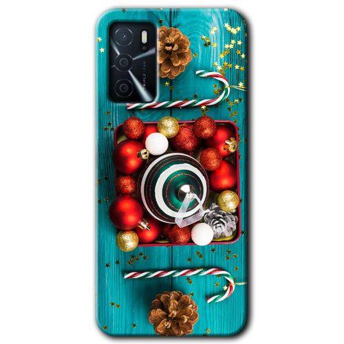 OPPO Oppo A16 Kılıf HD Desen Baskılı Arka Kapak - Christmas