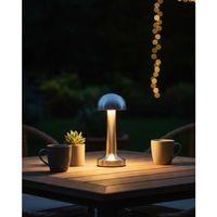 Şarjlı Kablosuz Mantar Masa Lambası Dokunmatik 3 Renk Led Modern Tasarım