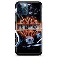 Apple iPhone 13 Pro Uyumlu Kılıf Motorsiklet (13) Silikon Kap Harley Davidson