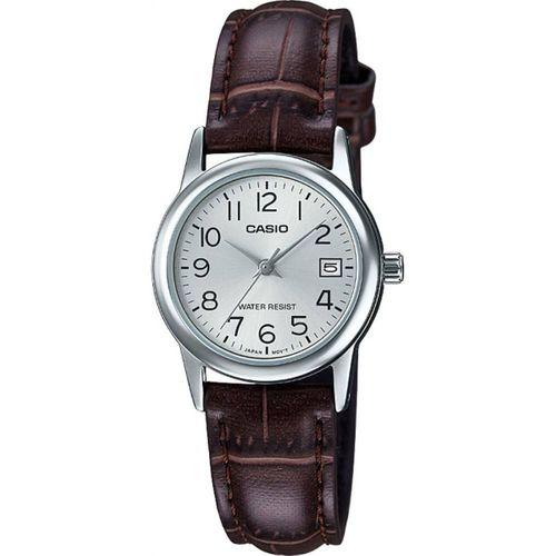 Casio LTP-V002L-7B2UDF Quartz Deri Kahverengi 25 mm Kadın Kol Saati