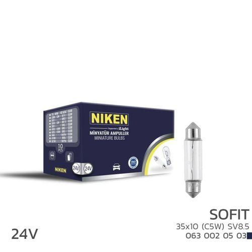 Niken 24V Sofit Ampul 35X10 (C5W) Sv8.5 10 LU