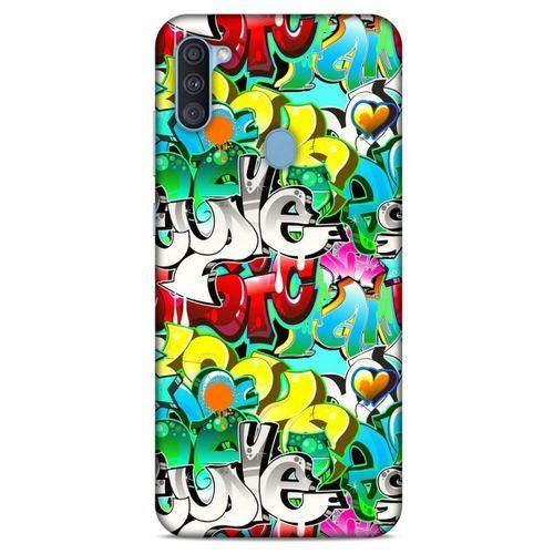 Graffitix (13) Desenli Silikon Kapak Samsung Galaxy A11 Kılıf