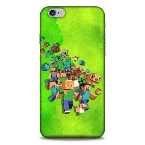 Lopard Apple Iphone 6 Plus Uyumlu Kılıf PiXel (28) Arka Kapak Steve Karakter