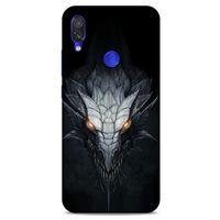 Xiaomi Redmi Note 7 Pro Kılıf Dragons (13) Silikon Kap Gri Ejderha