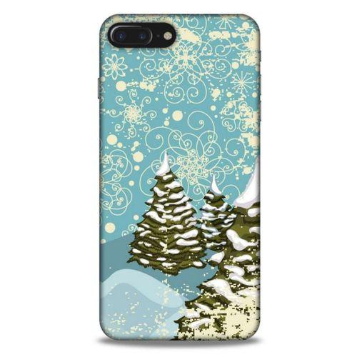 Apple Iphone 7 Plus Kılıf Snowix (29) Arka Koruma Kılıfı Yeşil Krem