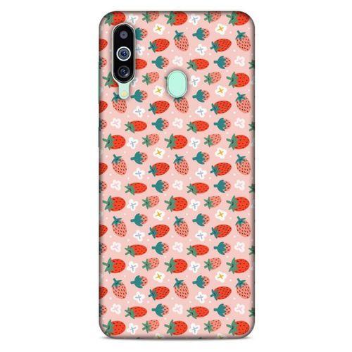 Frutix Çilek 01 Samsung Galaxy M40 Kılıf Desenli Silikon