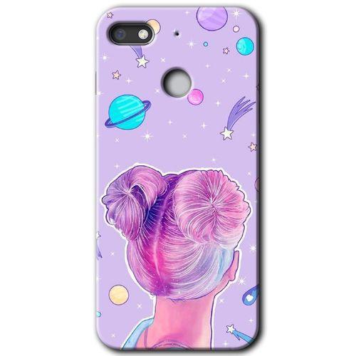 Potkal Hediye Fabrikası General Mobile GM 8 Go Kılıf HD Desen Baskılı Arka Kapak - Uzaylı Kız