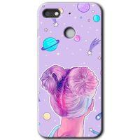 Potkal Hediye Fabrikası General Mobile GM 8 Go Kılıf HD Desen Baskılı Arka Kapak - Uzaylı Kız