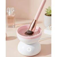Silikon Yüzeyli Elektrikli Makyaj Fırçası Temizleme Kabı