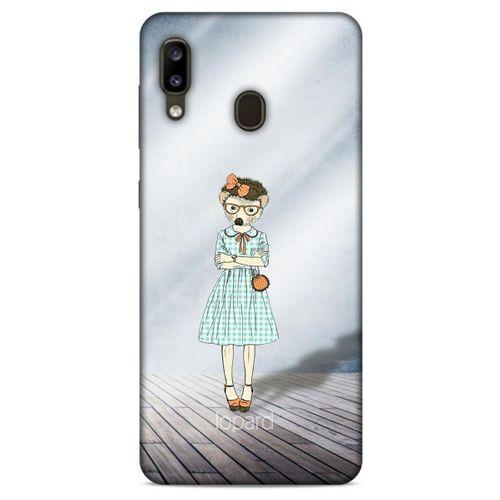 Samsung Galaxy A20 Kılıf FunnyMaX (24) Darbe Emici Kılıf Açık Mavi