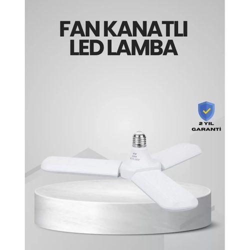 Enerji Tasarruflu Led Ampül 60 Watt 4 Kollu Beyaz Işık