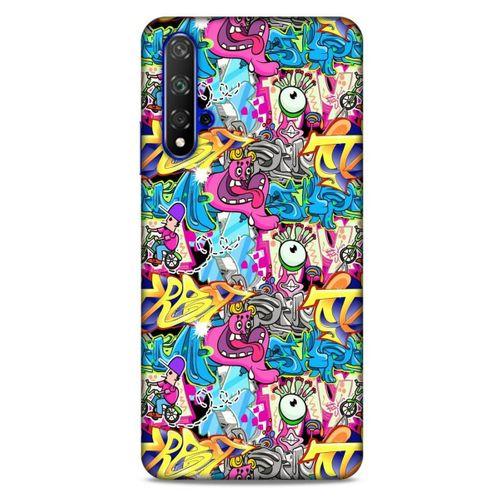 Graffitix (7) Desenli Silikon Kapak Huawei P Smart S Y8P Kılıf