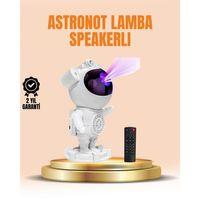 Bluetooth Ve Dahili Ses Özellikli Astronot Projeksiyon Lambası