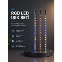 Kayan Yıldız Efektli Rgb Led Işık Seti İç Ve Dış Mekan Kullanımı