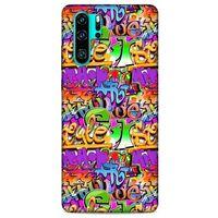 Graffitix (14) Desenli Silikon Kapak Huawei P30 Pro Kılıf