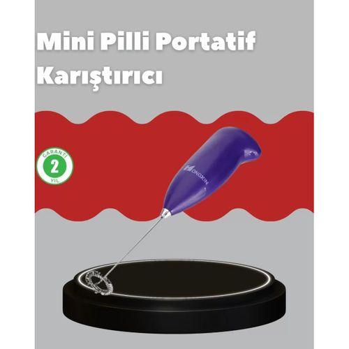 Frappe Ve Cappuccino Maker – Taşınabilir Pilli Köpürtücü Mikser