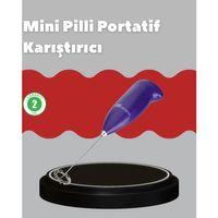 Frappe Ve Cappuccino Maker – Taşınabilir Pilli Köpürtücü Mikser