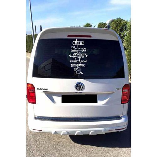 Oto Arka Cam Sticker Ingilizce Model 71 40*20 Cm