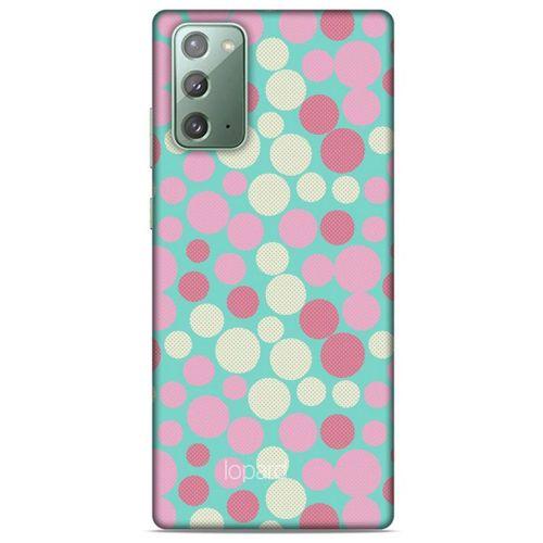 Samsung Galaxy Note 20 Kılıf Pastel Renkler (50) Shockproof Kılıf Bordo Pembe