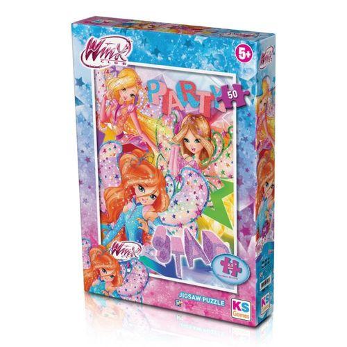 Çocuk WINX709 Winx 50 Parça Puzzle -KS Puzzle