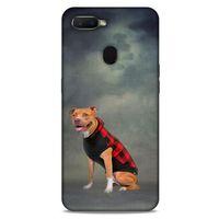 Oppo Ax7 Kılıf Köpek Kıyafetleri (31) TPU Kılıf Pitbull Yelek