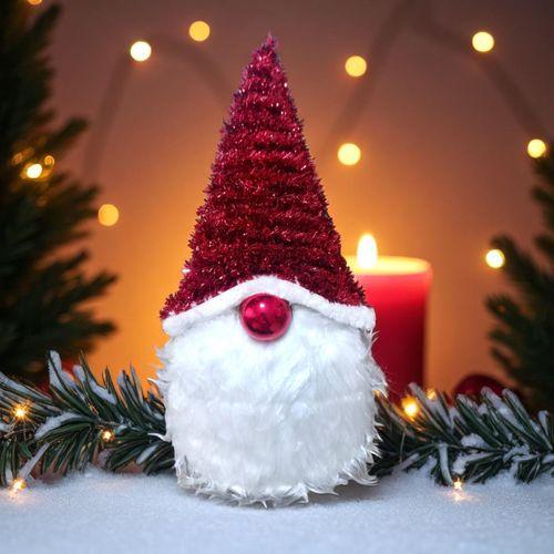 VIP YÜKSEK KALİTE YILBAŞI NOEL ŞANS CÜCESİ DEKORU PARLAK METALİK YILBAŞI VİTRİN DEKORLARI 41X18 CM